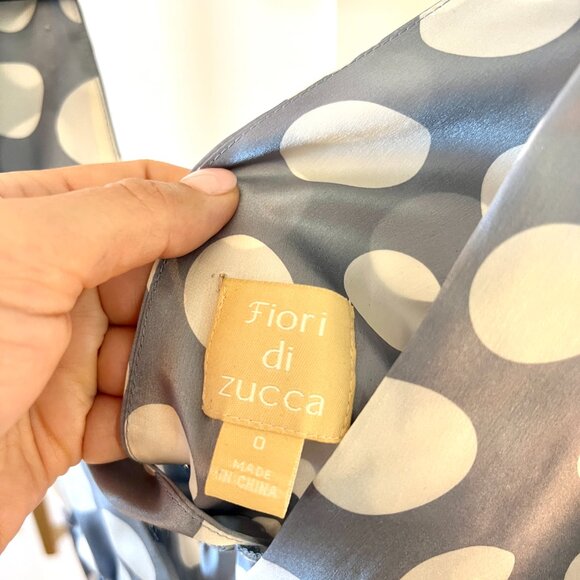 100% Silk Polka Dot Dress by Fiori di Zucca - Picture 5 of 8